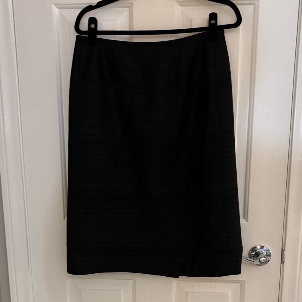 Kasper Black Pencil Skirt